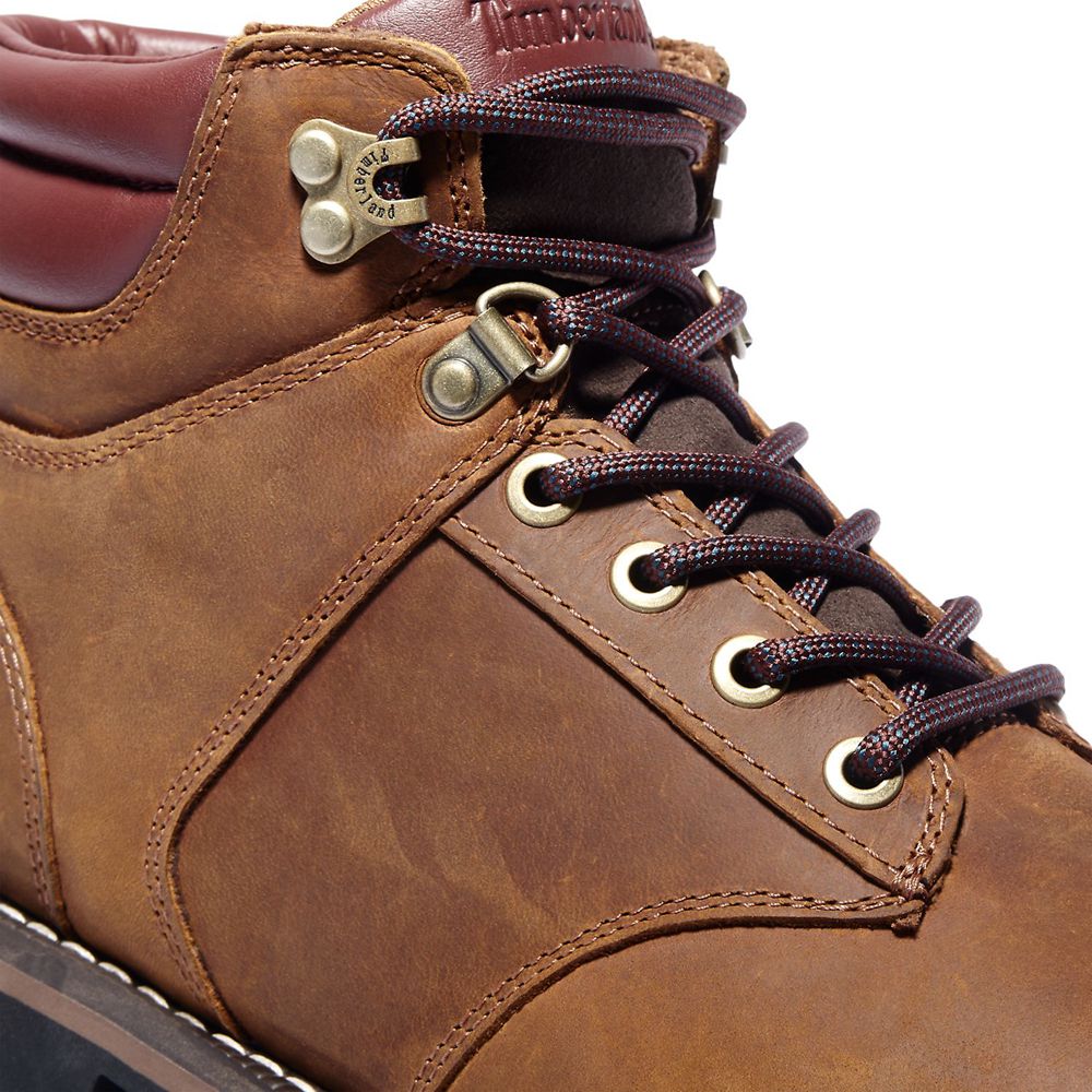 Botas de Caminhada Masculino - Timberland Redwood Falls Impermeavel Mid - QFMUR4536 - Marrom